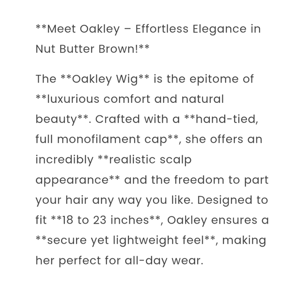 *Oakley Creme Brulee/Nut Butter* Wigs For Every Woman - Picture 6 of 8